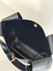 YSL Tanger Leather Black Bag 28x30x9cm - 3