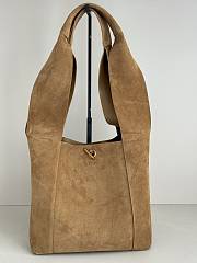 YSL Shoulder Bag With Padlock Suede 28x30x9cm - 3