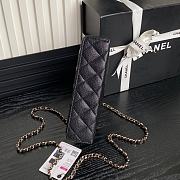 Chanel Vanity Case Black Caviar 17x19.5x5cm - 4