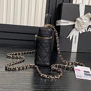 Chanel Vanity Case Black Caviar 17x19.5x5cm - 3