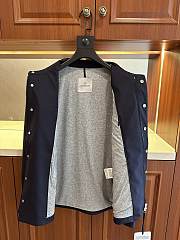 Moncler Cotton Cepe Long Sleeve Shirt Blue - 4