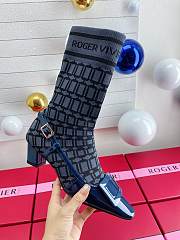 Roger Vivier Blue Sock Boot 4.5cm - 2