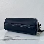 Prada Medium Re-Nylon Leather shoulder Bag Black 27x12x10.5cm - 4