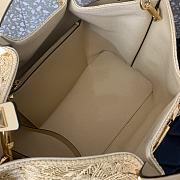 Valentino Medium Shopping Bag Raffia 35x25x17cm - 5