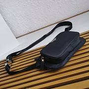 Prada Re-Nylon Shoulder Bag Black 19x14.5x2.5cm - 5
