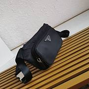 Prada Re-Nylon Shoulder Bag Black 19x14.5x2.5cm - 4