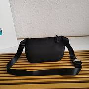 Prada Re-Nylon Shoulder Bag Black 19x14.5x2.5cm - 3