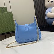 Gucci Jackie Notte Mini Bag Blue 19.5x18x3.5cm - 5