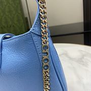 Gucci Jackie Notte Mini Bag Blue 19.5x18x3.5cm - 2