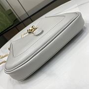 Gucci Jackie Notte Mini Bag Grey Leather 19.5x18x3.5cm - 5
