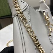 Gucci Jackie Notte Mini Bag Grey Leather 19.5x18x3.5cm - 2