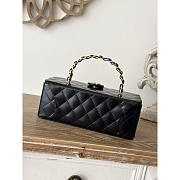 Chanel Vintage Vanity Bag Black 22x10x8.5cm - 3