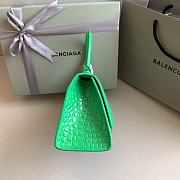 Balenciaga Small Hourglass Bag Green Crocodile 23cm - 6