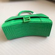 Balenciaga Small Hourglass Bag Green Crocodile 23cm - 4