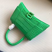 Balenciaga Small Hourglass Bag Green Crocodile 23cm - 2