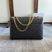 Celine Large Victory Bag Triomphe Canvas 32x21x11cm - 5
