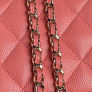 Chanel Vanity Case Pink Caviar 17x19.5x5cm - 5