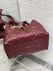Dior Medium Toujours Bag Wine 28.5x19x21cm - 2