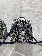 Dior Kids' Backpack Beige Blue 18x19.5x10.5cm - 5