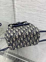 Dior Kids' Backpack Beige Blue 18x19.5x10.5cm - 3