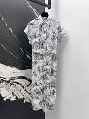 Dior Mid-Length Shirtdress White - 1