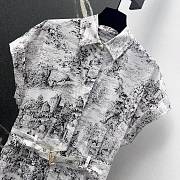 Dior Mid-Length Shirtdress White - 4