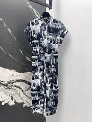 Dior Mid-Length Shirtdress Black White - 1
