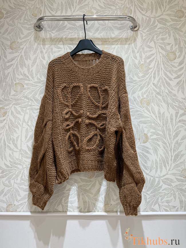 Loewe Anagram Sweater Camel - 1