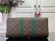 Louis Vuitton LV Keepall 35 Monogram Green 34x21x16cm - 5