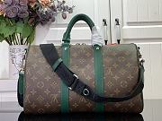 Louis Vuitton LV Keepall 35 Monogram Green 34x21x16cm - 2