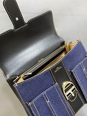 Delvaux Brillant Denim Bag 28x14x22cm - 6