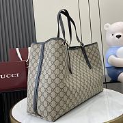 Gucci GG Emblem Large Tote Bag Black 45.5x30x16cm - 5