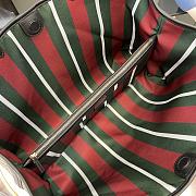 Gucci GG Emblem Large Tote Bag Black 45.5x30x16cm - 4