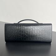 Bottega Veneta Andiamo Clutch Crocodile Black Bag 31x13x3cm - 5