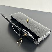 Bottega Veneta Andiamo Clutch Crocodile Black Bag 31x13x3cm - 4
