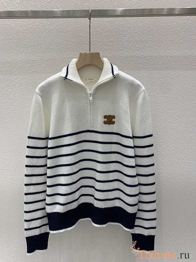 Celine White Sweater 02 - 1