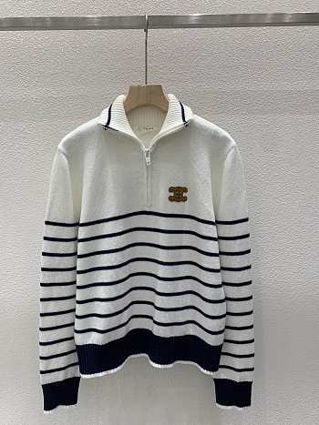 Celine White Sweater 02