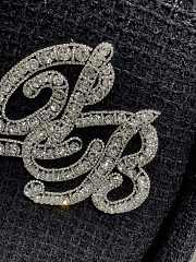 Balmain Crystal Appliqué Cropped Jacket - 4