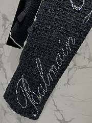 Balmain Crystal Appliqué Cropped Jacket - 3