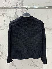 Balmain Crystal Appliqué Cropped Jacket - 2