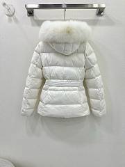 Moncler White Winter Jacket - 5