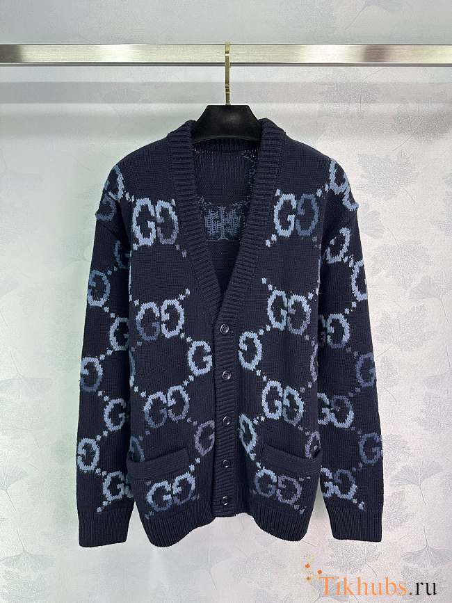 Gucci Blue Cardigan  - 1