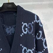 Gucci Blue Cardigan  - 3