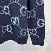 Gucci Allover GG Wool Crewneck Sweater - 4