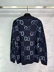 Gucci Allover GG Wool Crewneck Sweater - 2