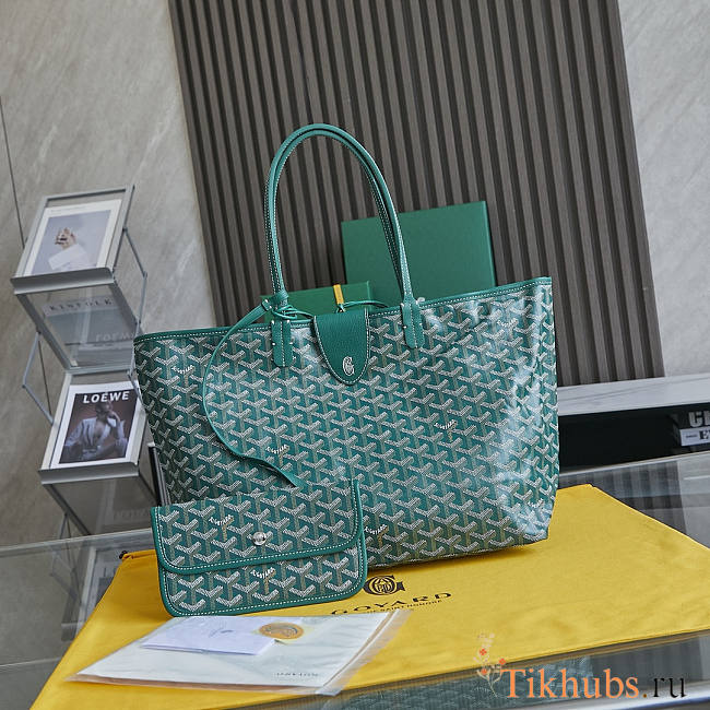 Goyard Saint Louis Tote PM Green 34x15x28cm - 1