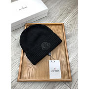 Moncler Logo Beanie Black - 2