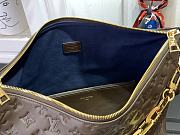 Louis Vuitton LV Coussin Hobo MM Chocolat 38x33x10cm - 3