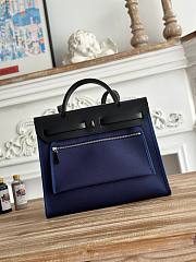 Hermes Herbag 31 Zip Black Blue 31cm - 5