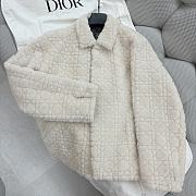 Dior White Shearling Jacket  - 3